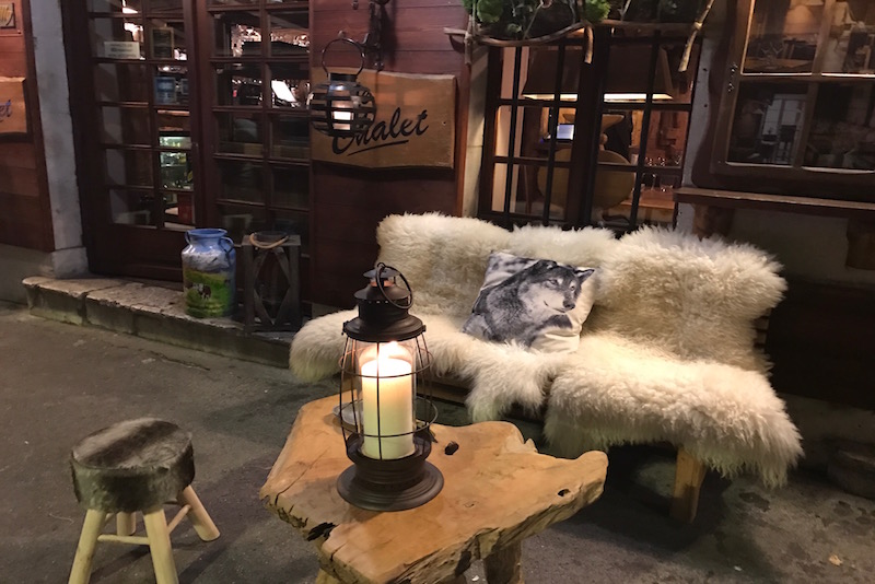 Le Chalet Terrasse en Hiver
